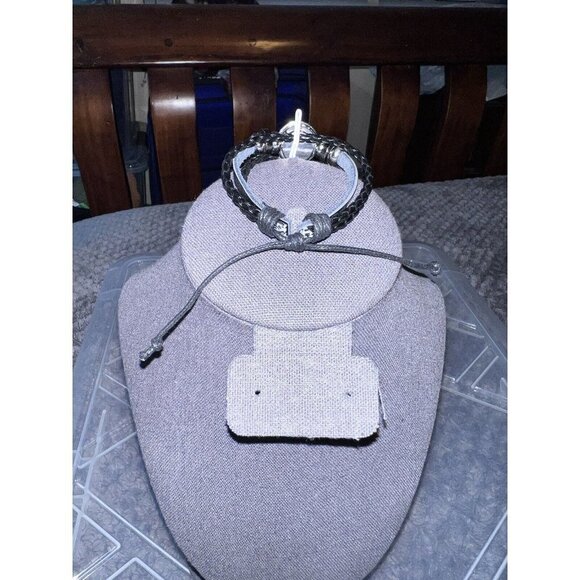 Rainbow Pride Necklace Got Pride Flat Round & Moon Pendant Necklace Bracelet Set - Picture 7 of 8